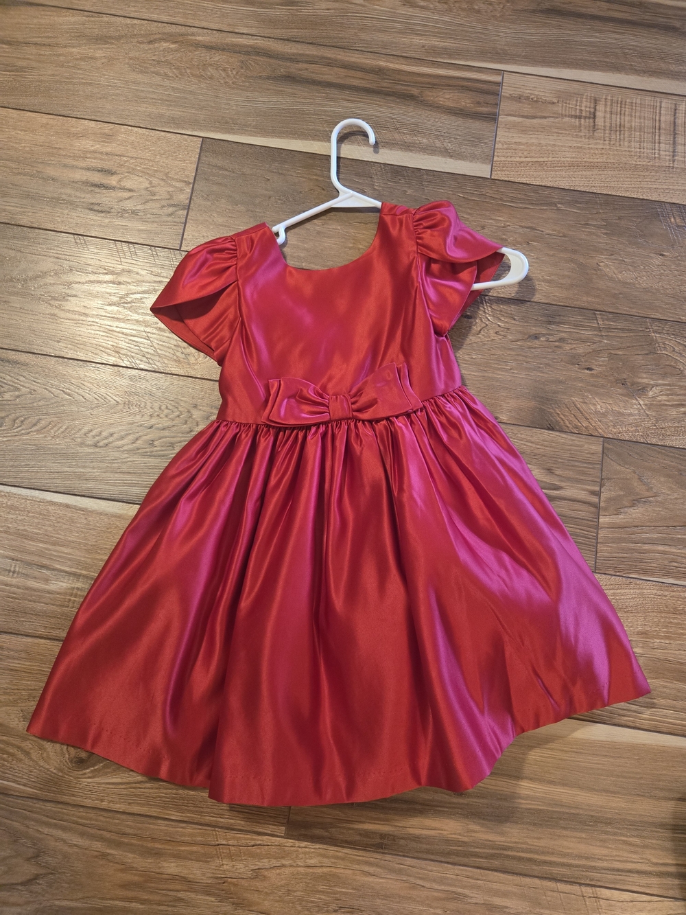 Janie and Jack Satin Christmas Dress